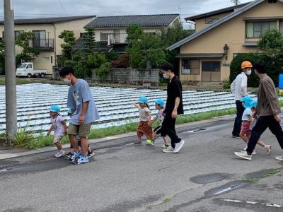 新村保育園避難誘導訓練