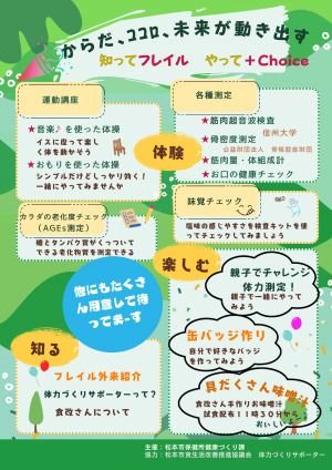 フレイル予防フェスチラシ（裏面）