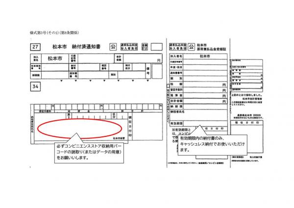 納付書